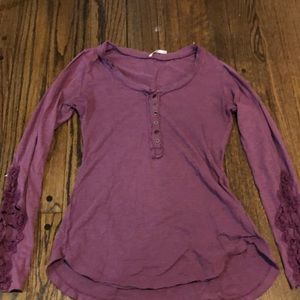 Long sleeve vintage free people tee